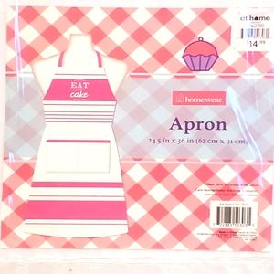 "Eat More Cake" New Homewear Apron